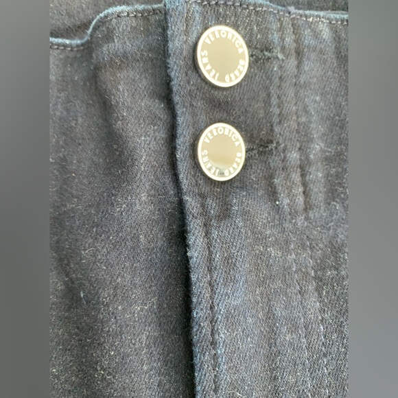 Veronica Beard Beverly Seamed Skinny-Flare Jean indigo rinse NWT - Picture 11 of 11